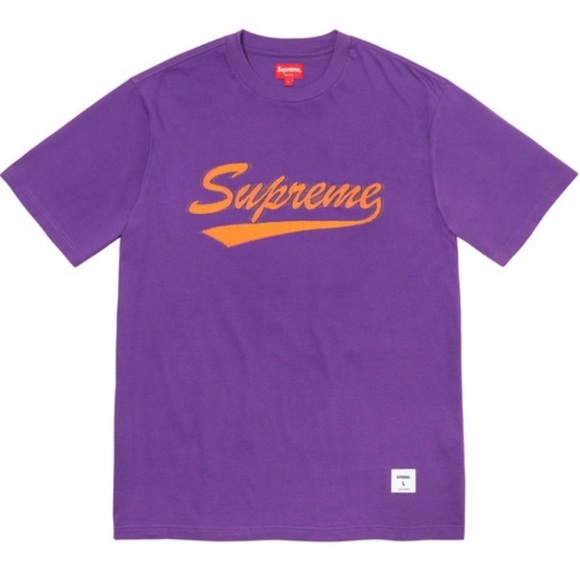 Supreme Other - Supreme Intarsia Script Men's Jersey T-Shirt SS20